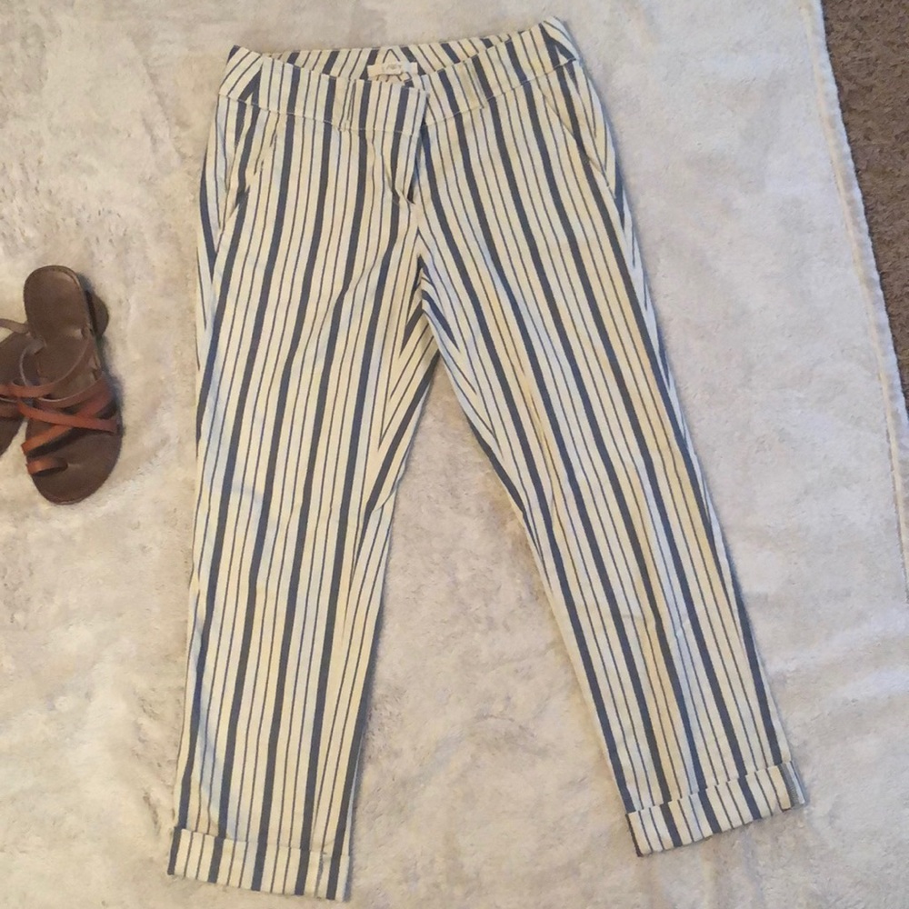 Ann Taylor Loft Stripped Pants